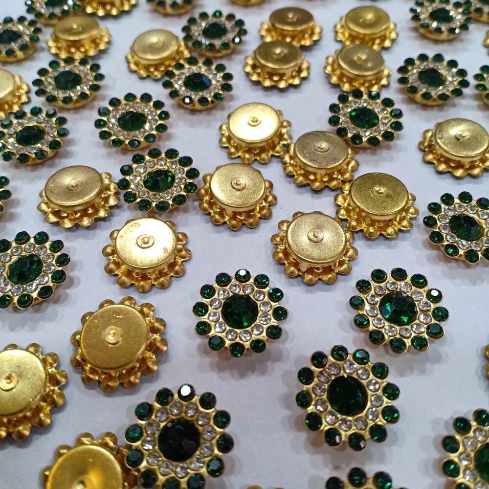 green stones