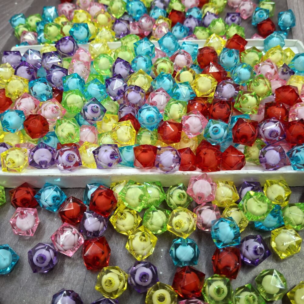 square fancy beads