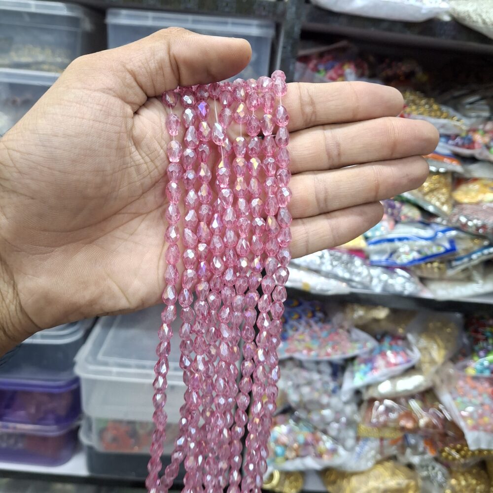 light pink drop crystal