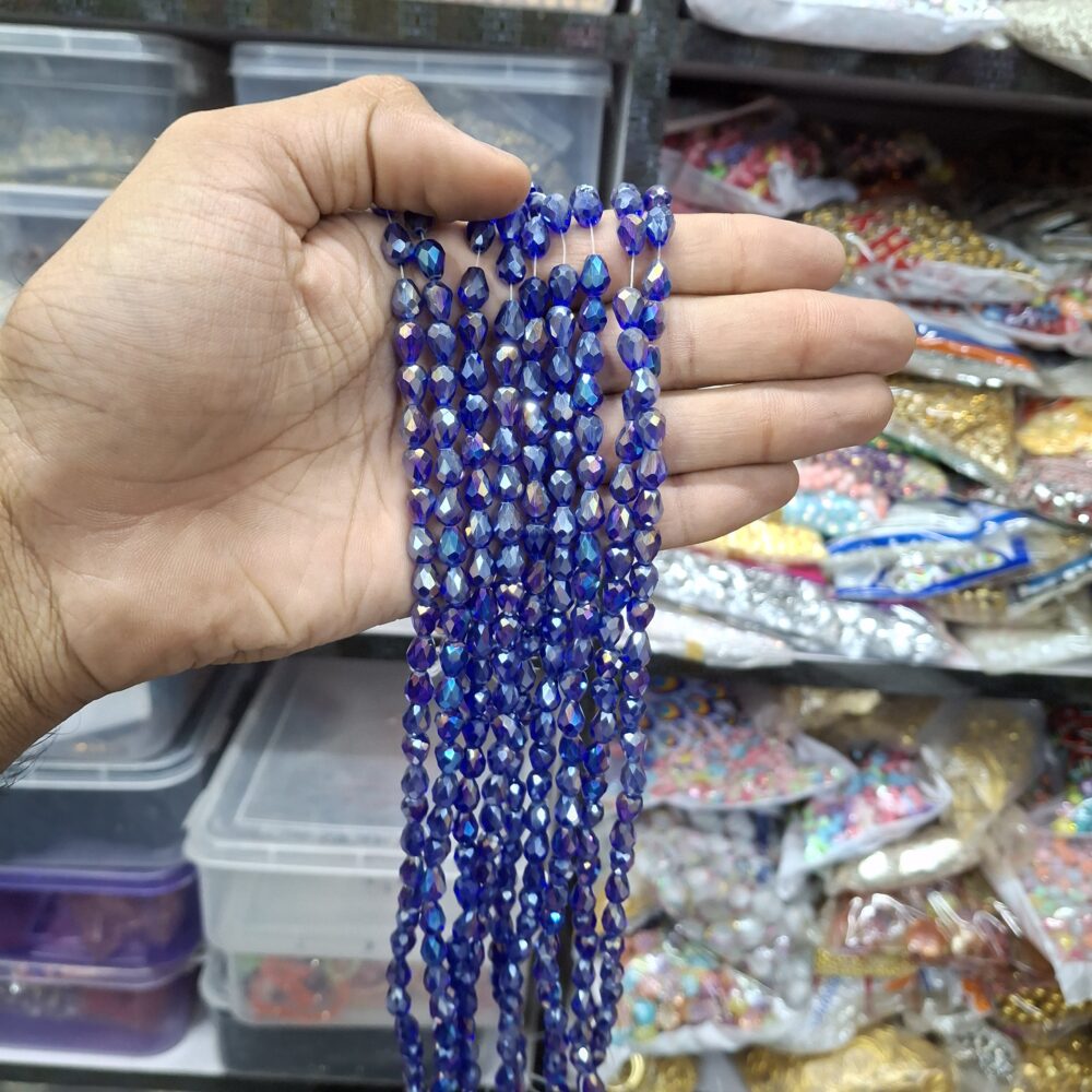 dark blue drop crystal