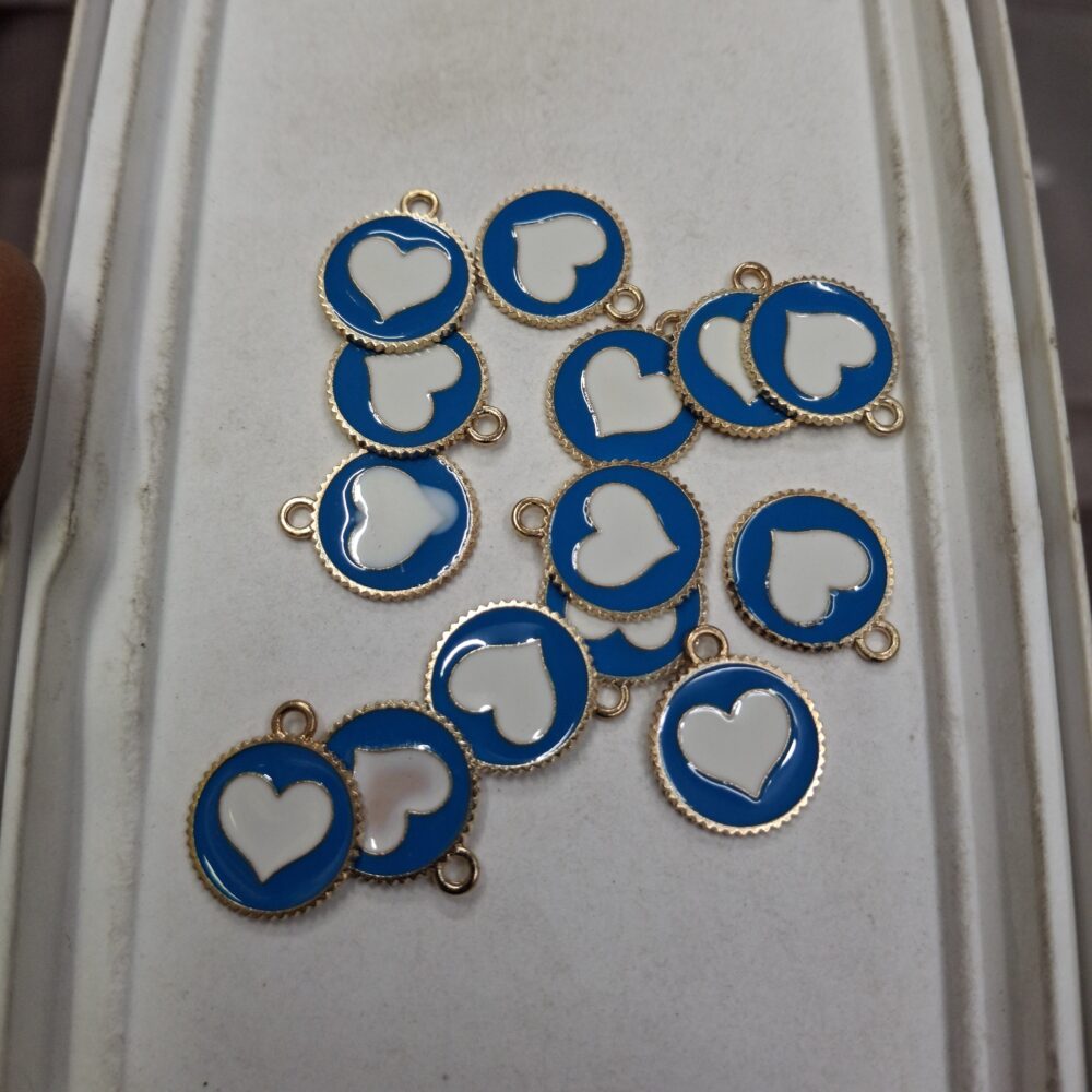 blue flower charm