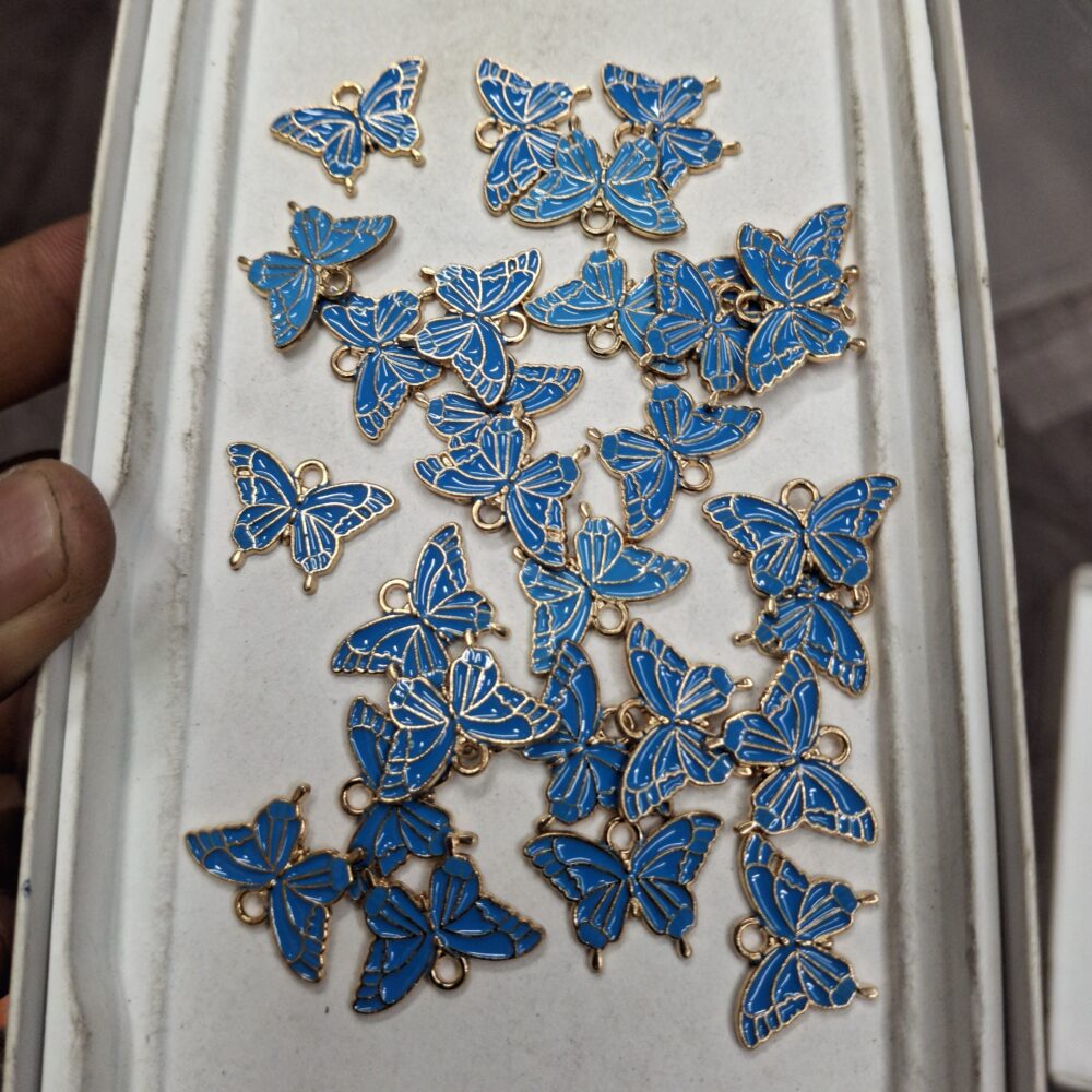 blue butterfly charm