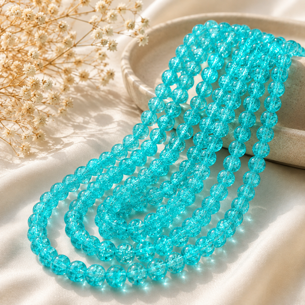 Rama crackle beads