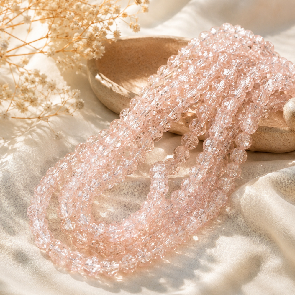 pitch crackle beads