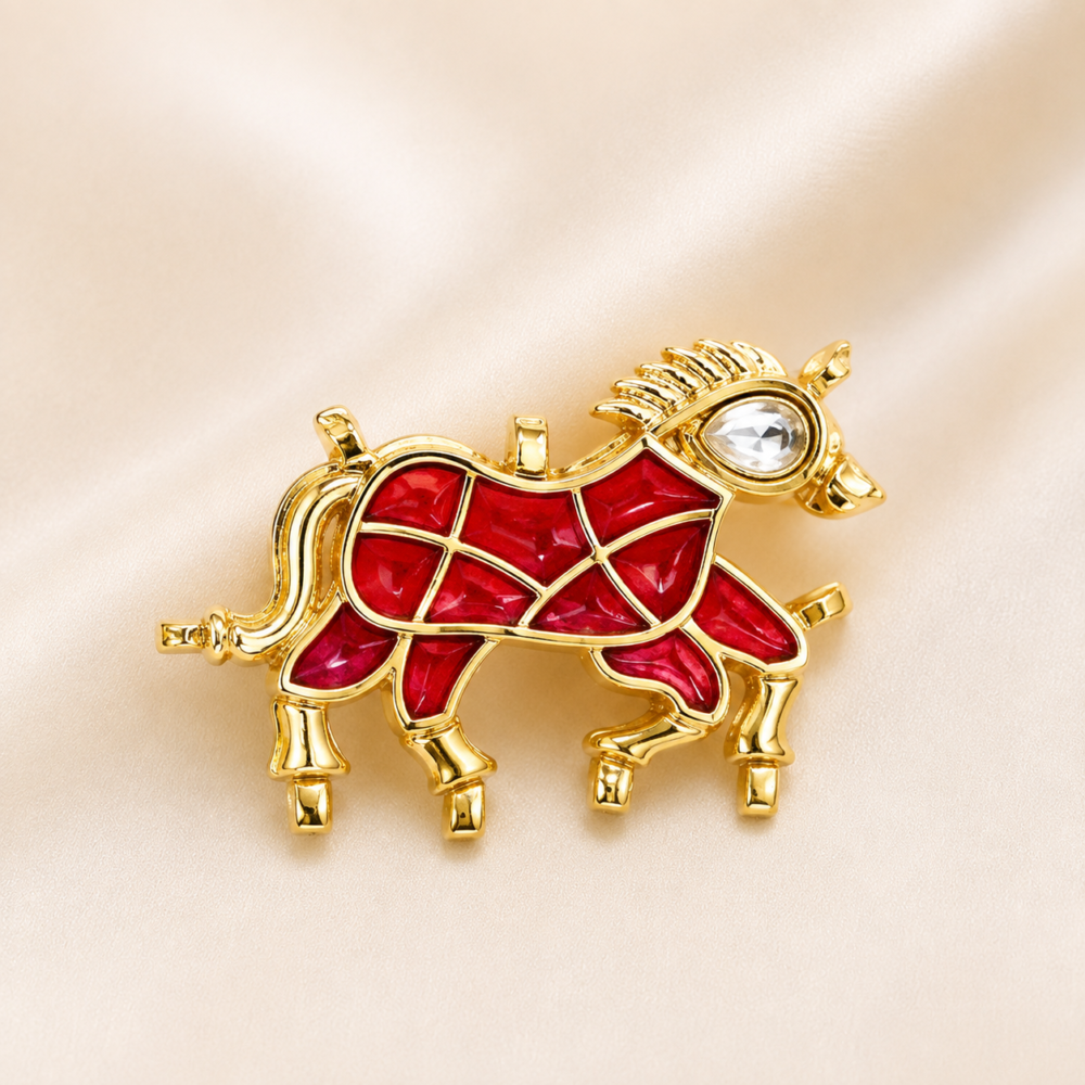 red pendant stones