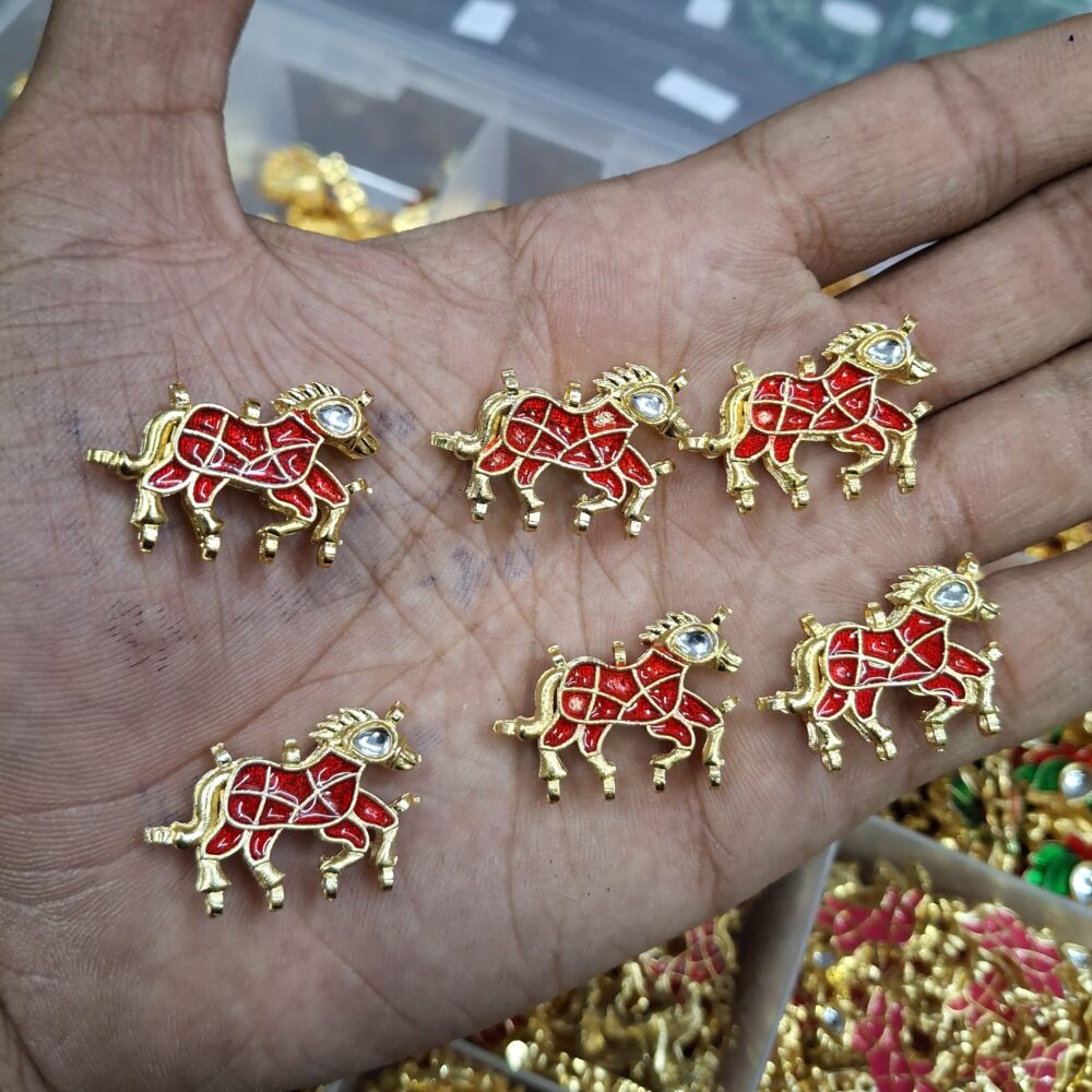 red pendant stones