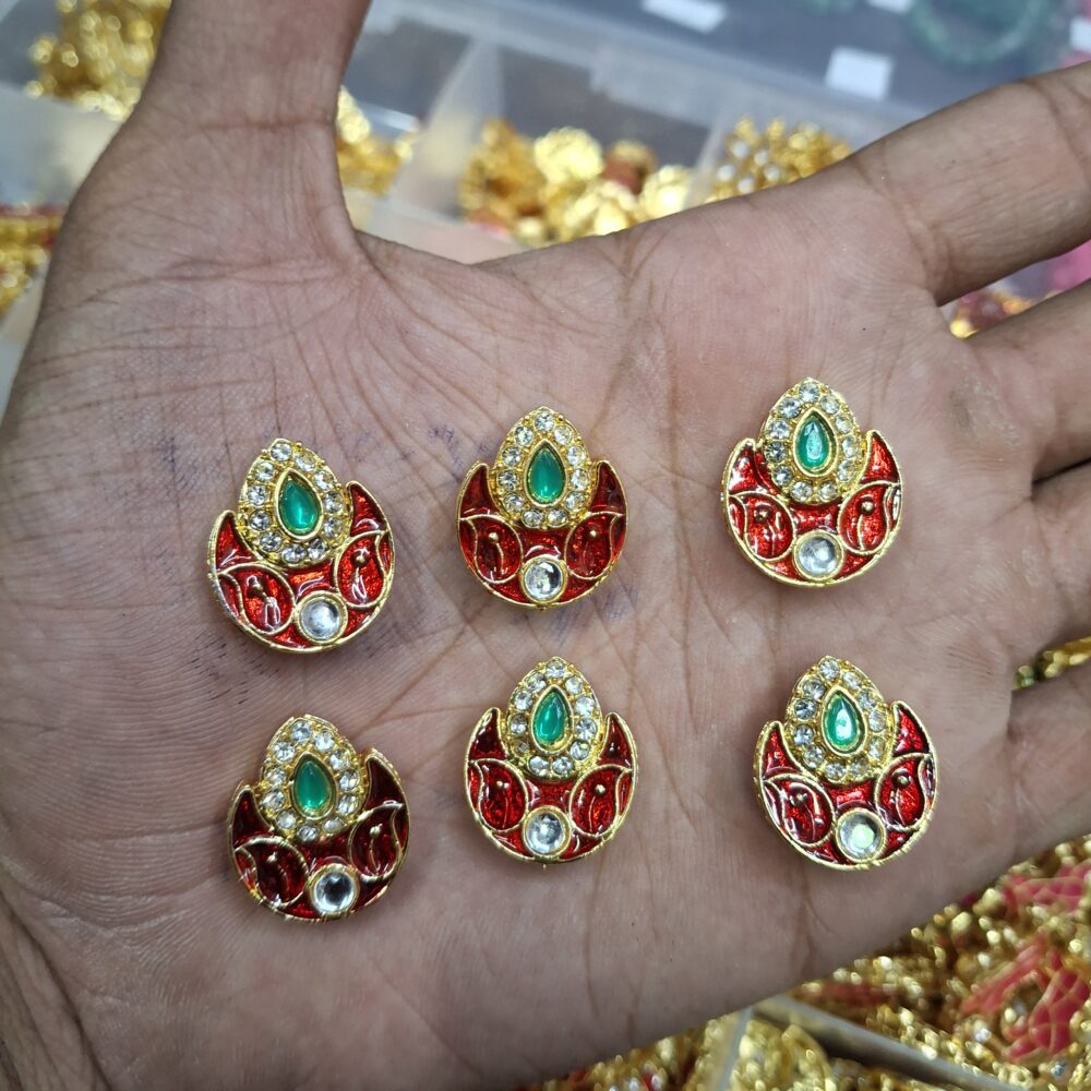 red pendant stones