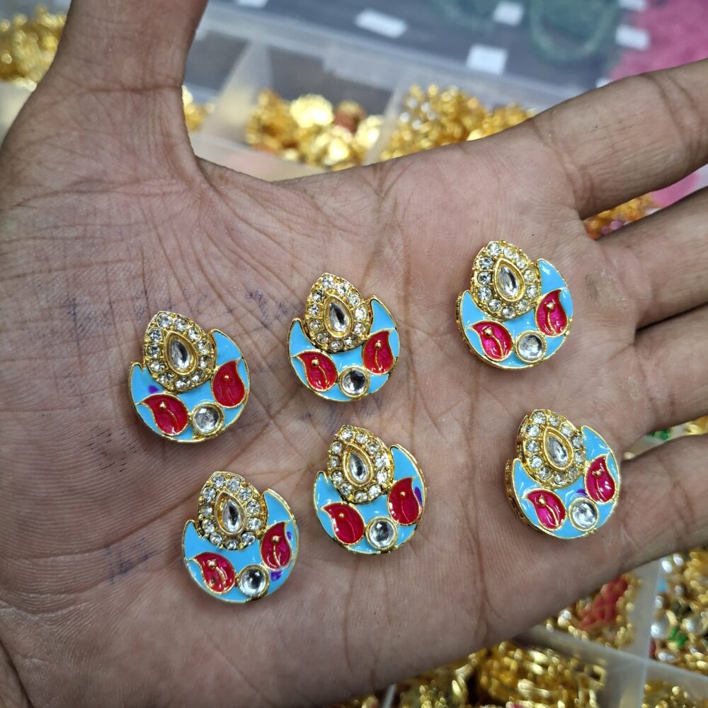 blue pendant stones