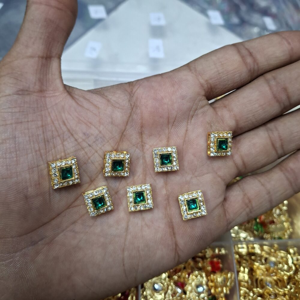 pendant stones green