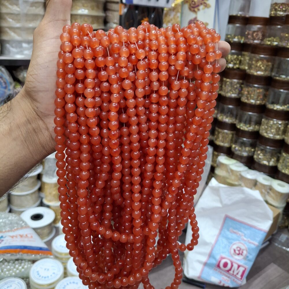orange jelly beads