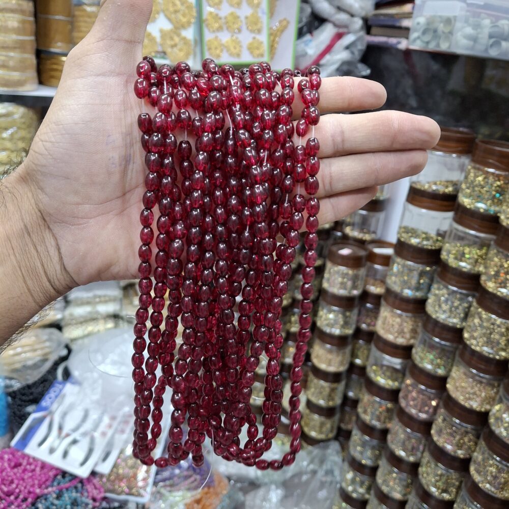 marron jelly beads