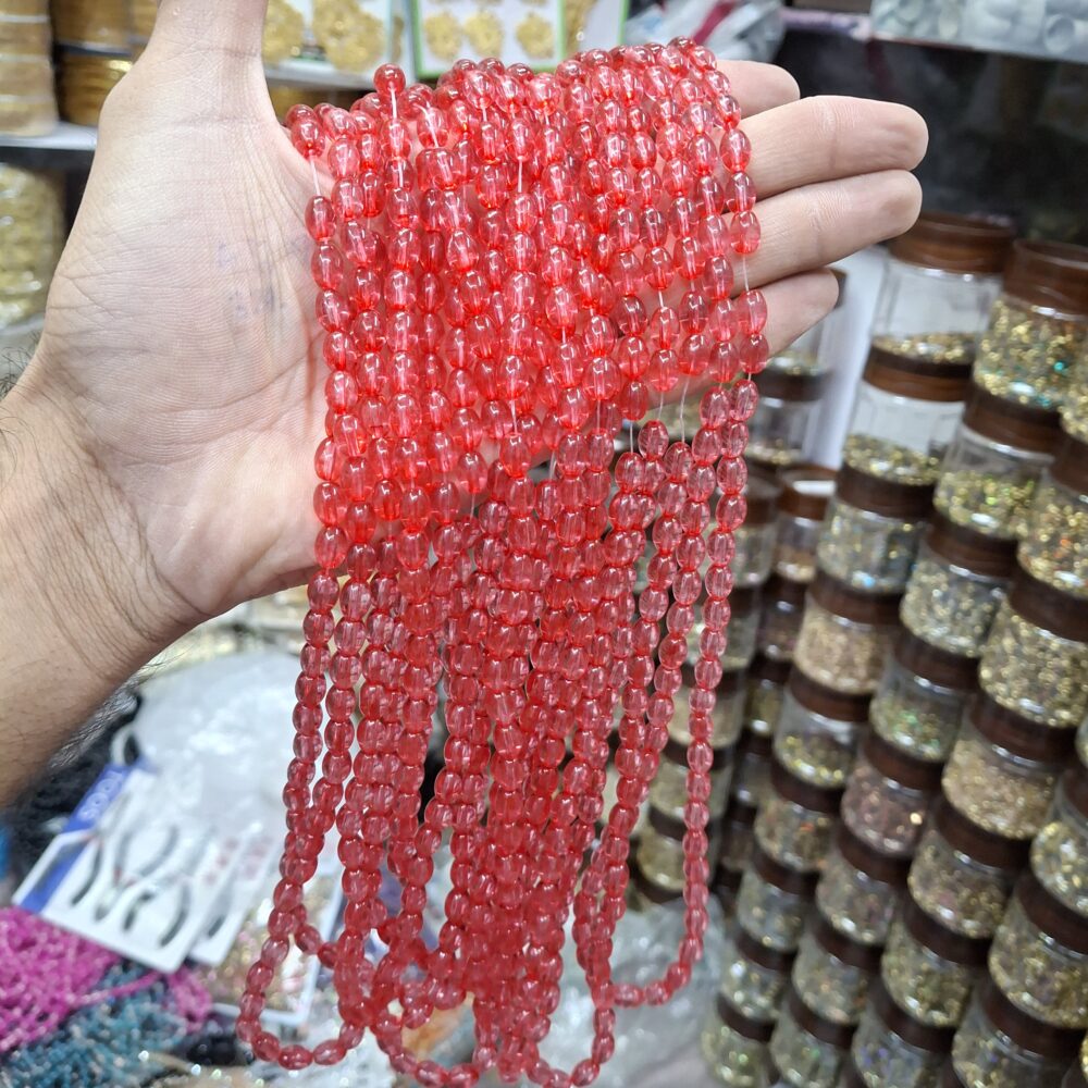 orange jelly beads