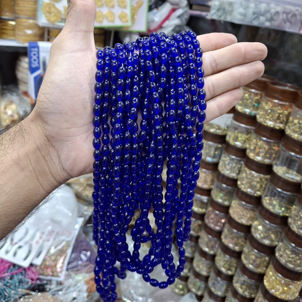 dark blue jelly beads