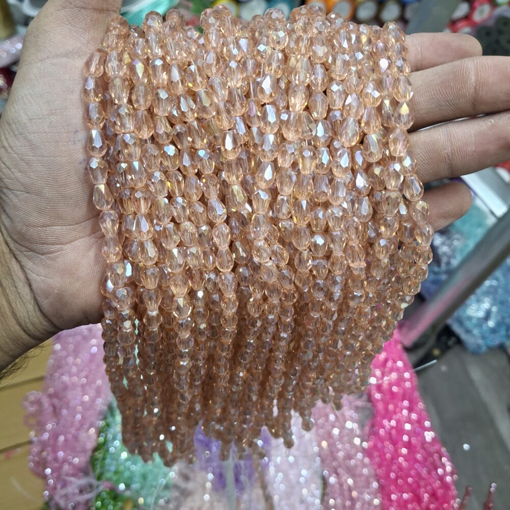 dark pitch crystal beads