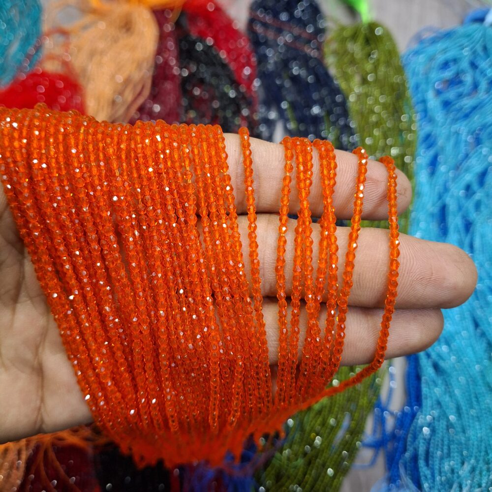 orange hydrogen beads