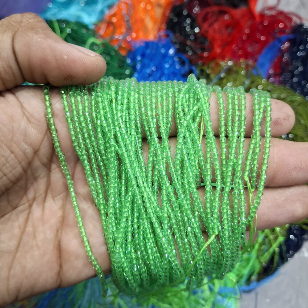 hydrogen beads light green