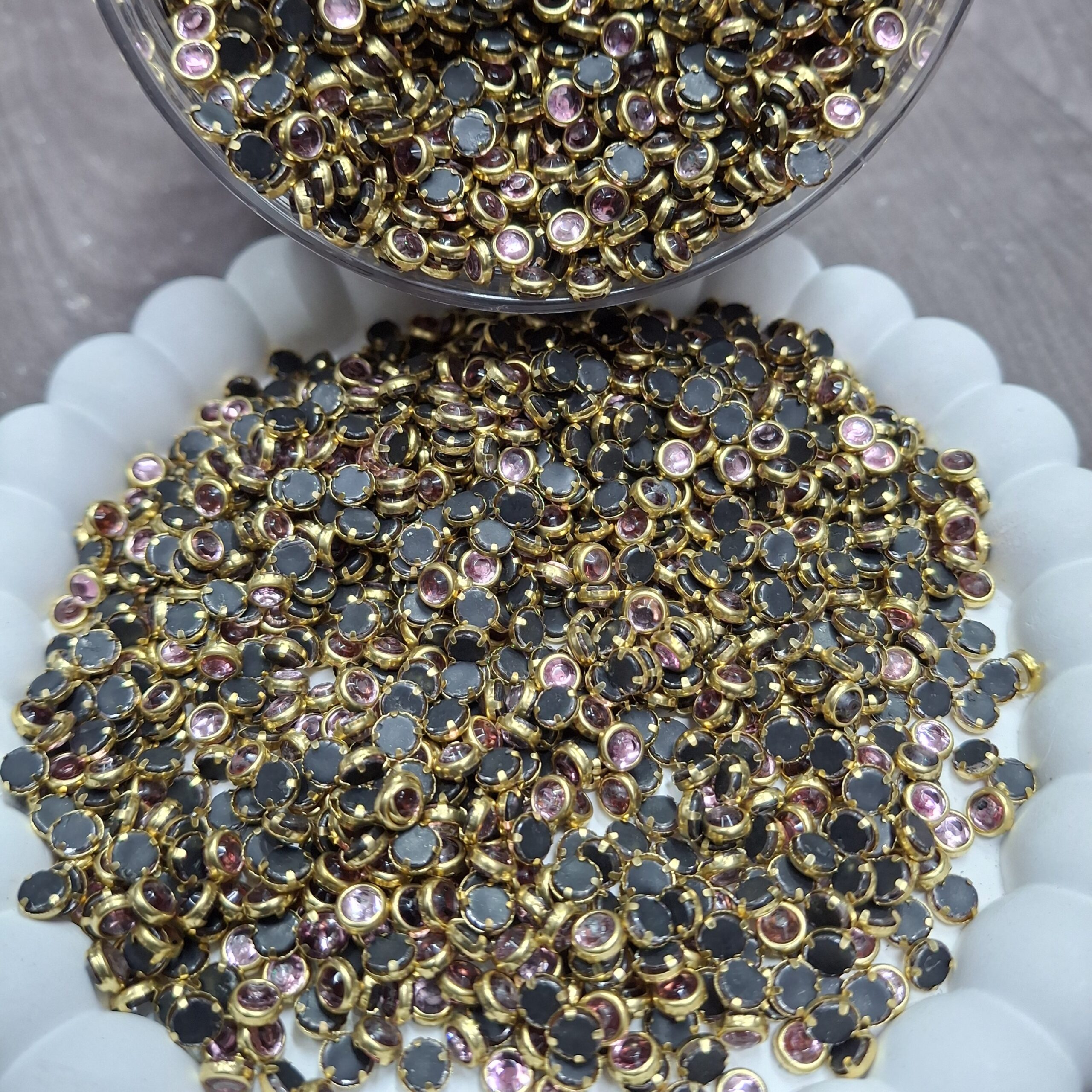 4mm light pink round