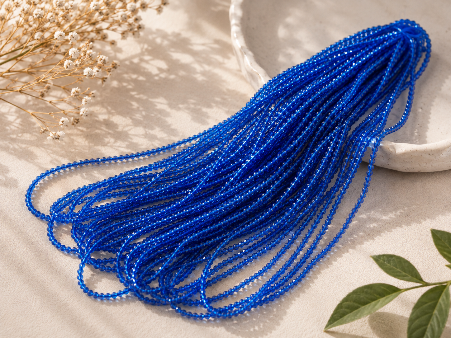 blue hydrogen beads