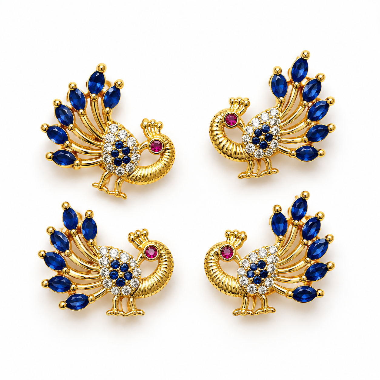 pendant stones ad peacock