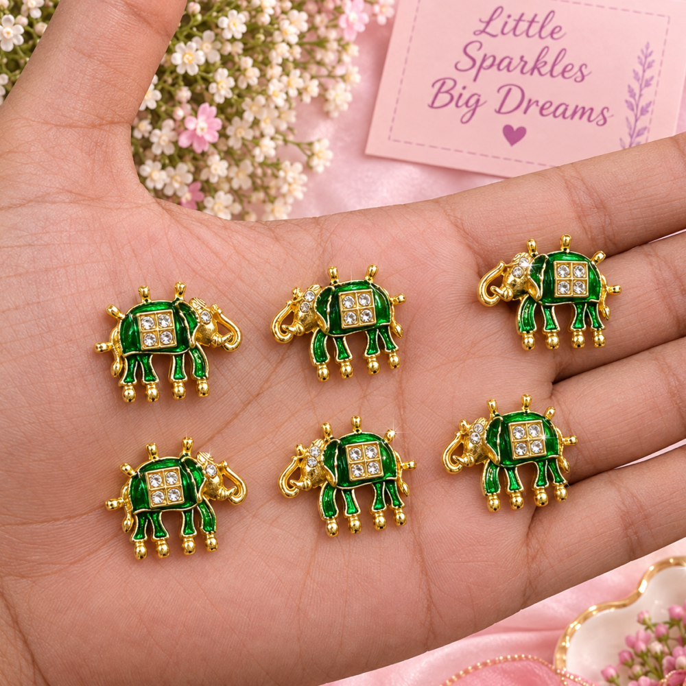 green pendant stones