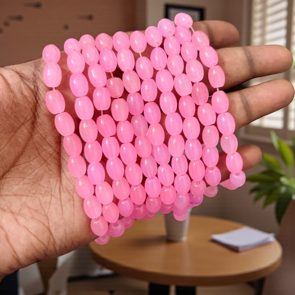 oval jelly beads