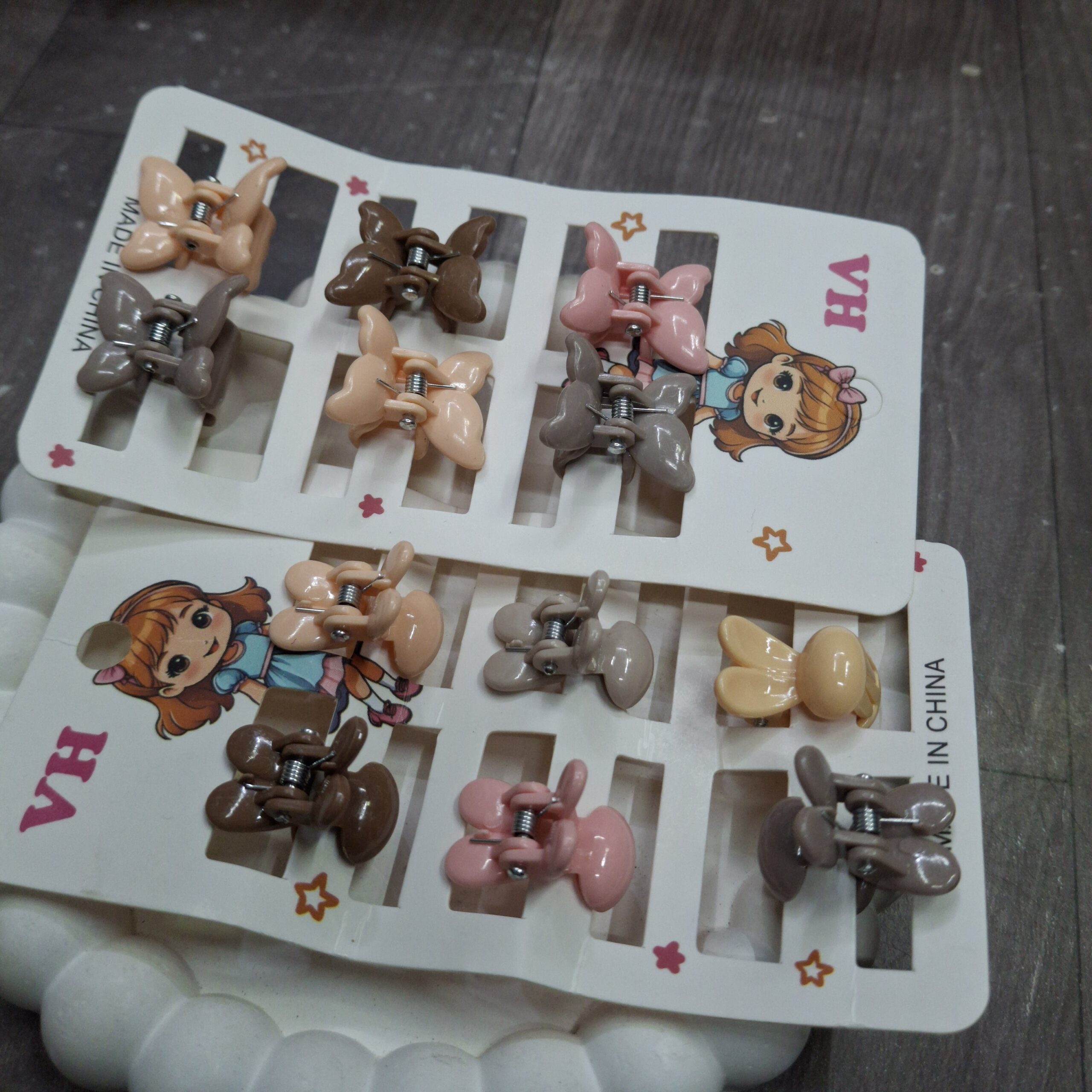 hair cluthes 6 card