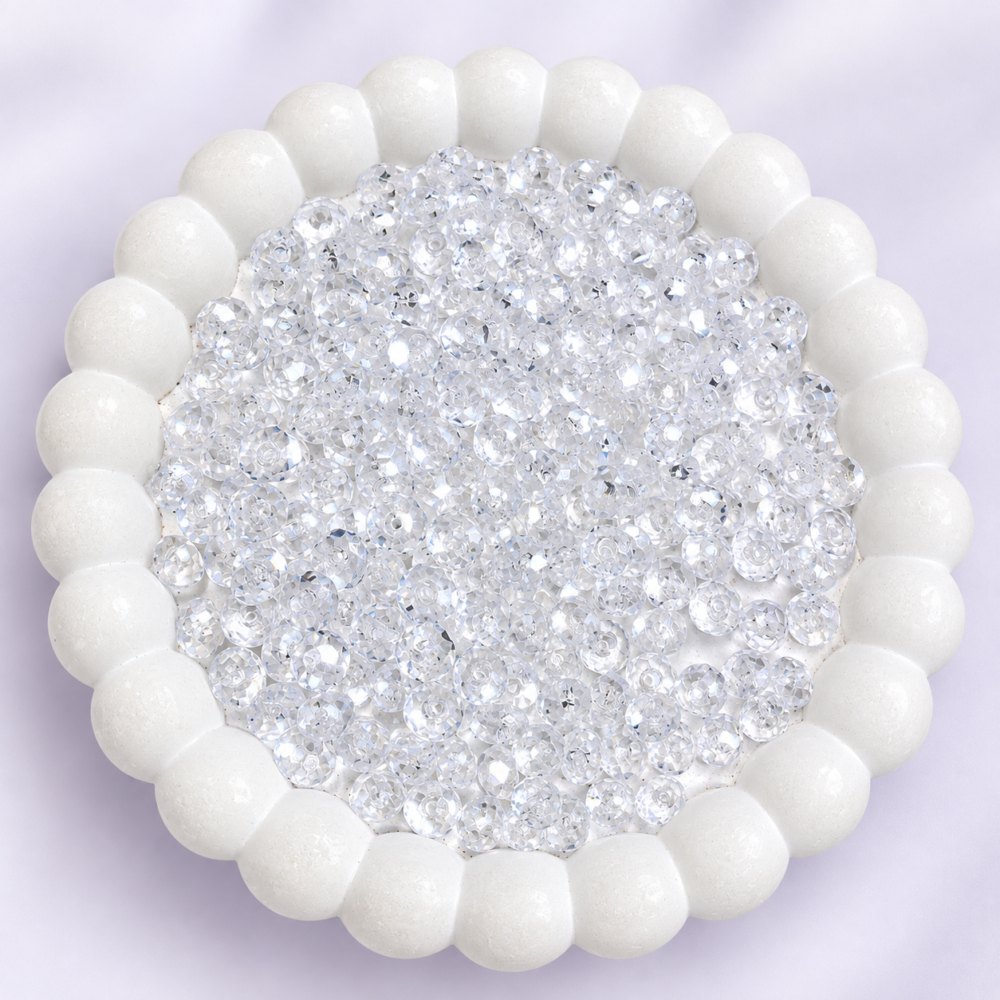 8 mm crystal Acrylic beads