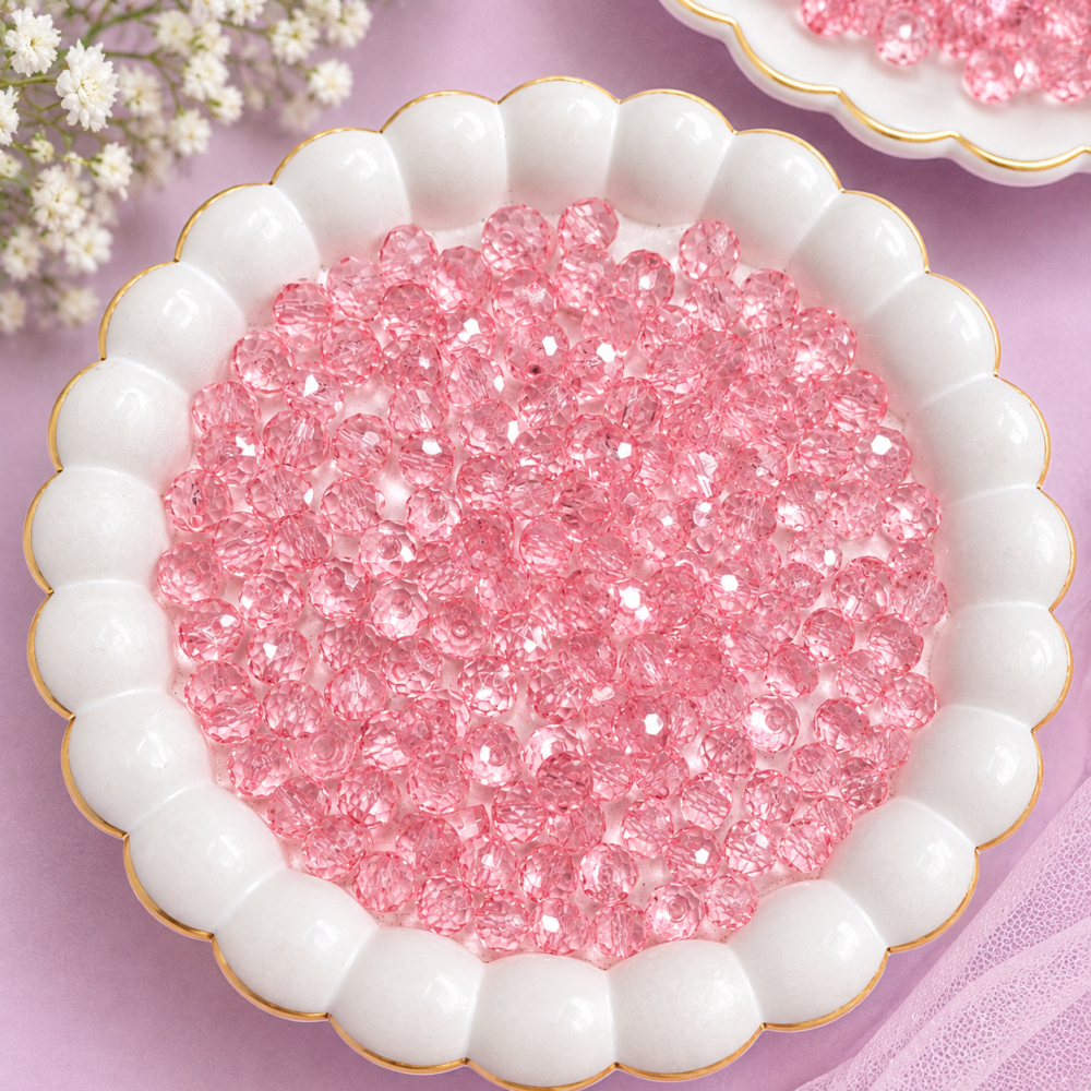 8 mm crystal Acrylic beads