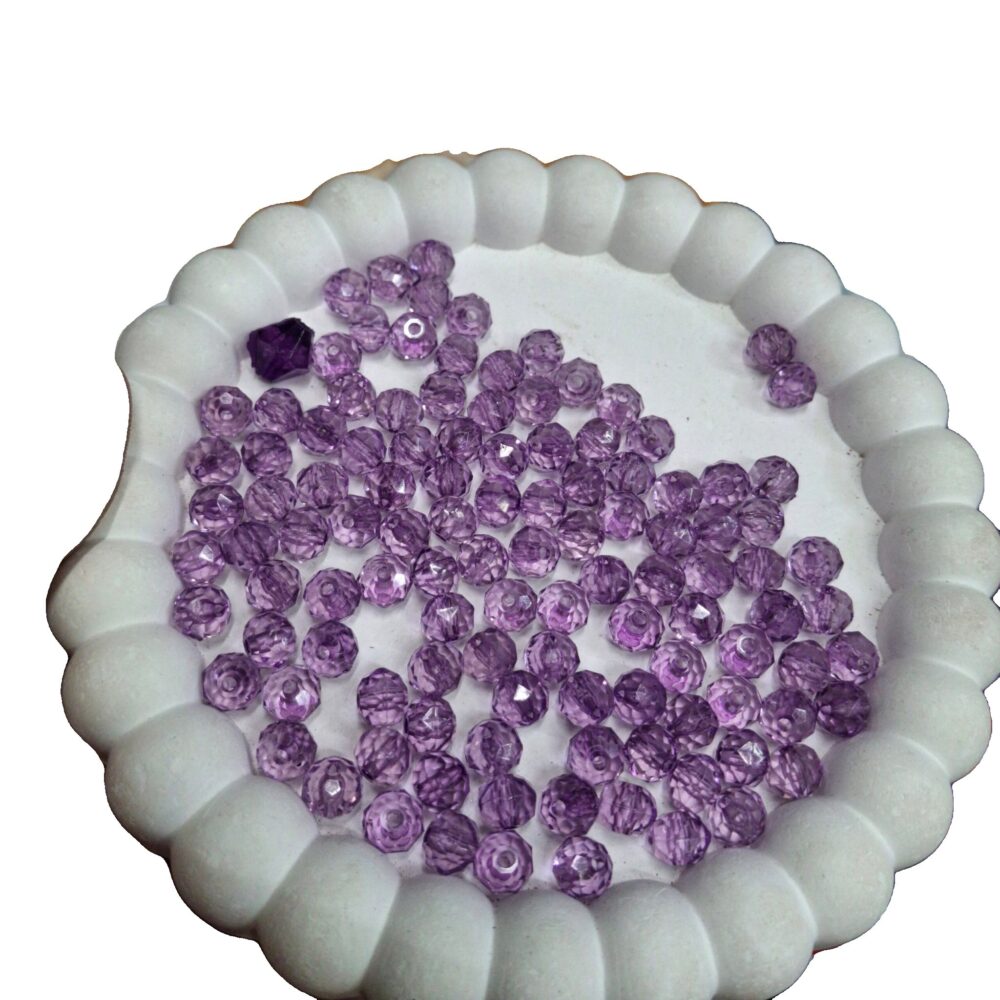 8 mm crystal Acrylic beads