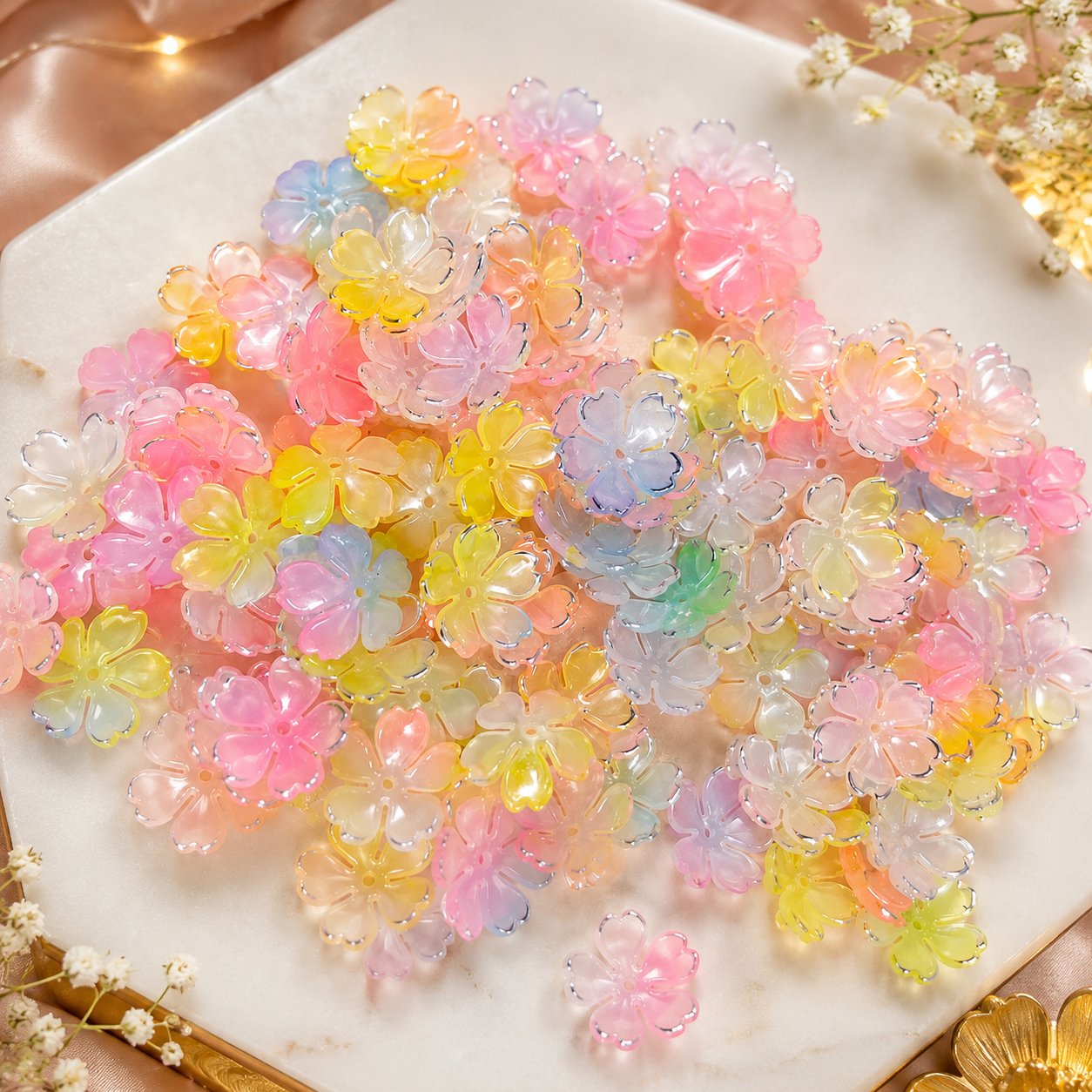 flower beads