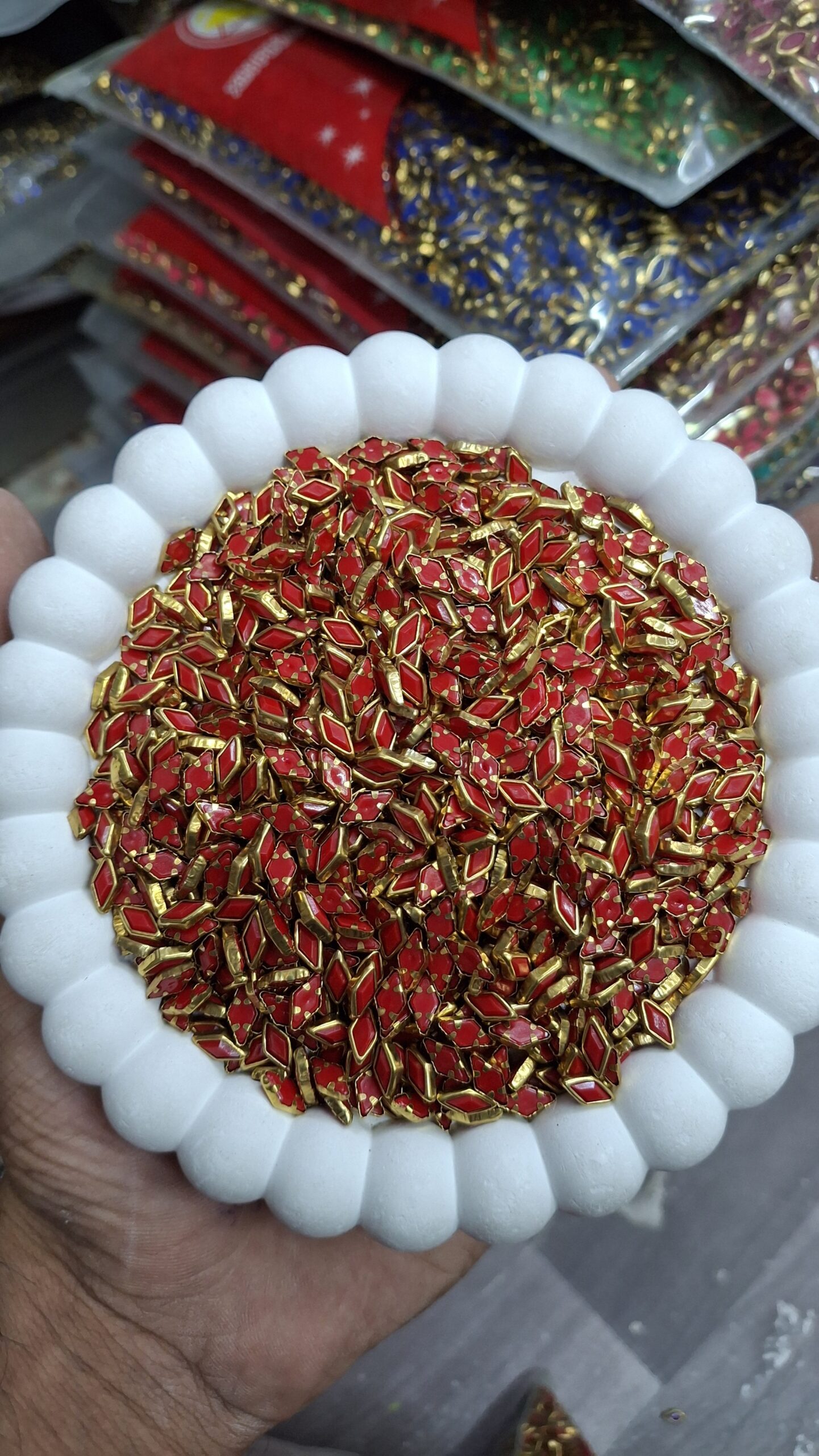 diamond mat red