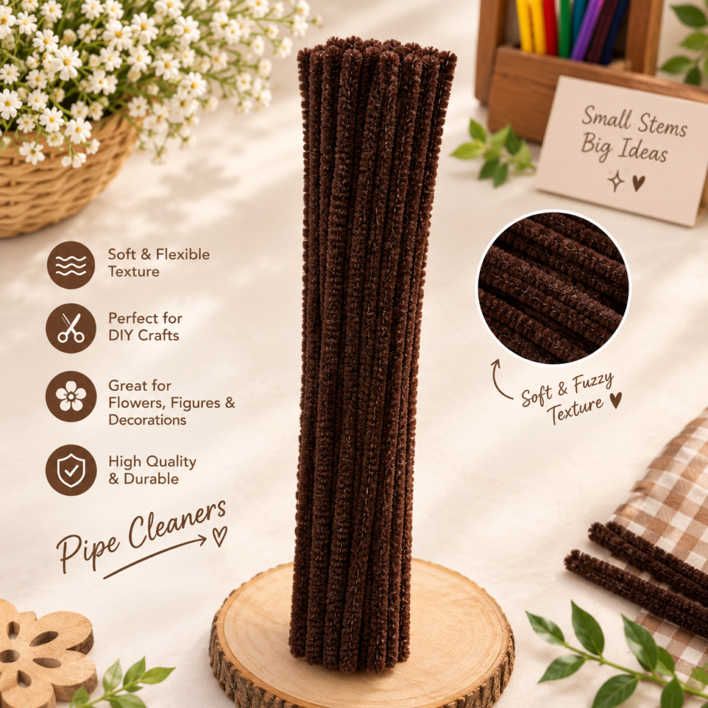 pipe cleaner brown
