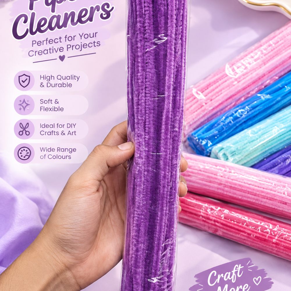 pipe cleaner dark lavender